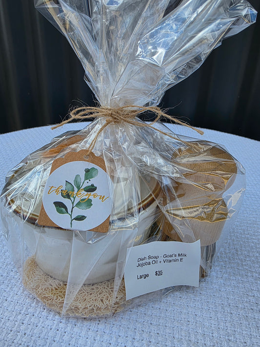 Farmhouse Style Dish Soap Goat's Milk Jojoba Oil and Vitamin E